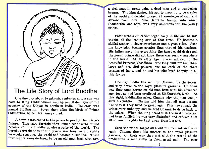 buddha life story in english